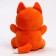 Soft toy "fox", with a pocket on his stomach