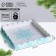 Box for confectionery with PVC lid "Let it Snow", 21 x 21 x 3 cm, new year