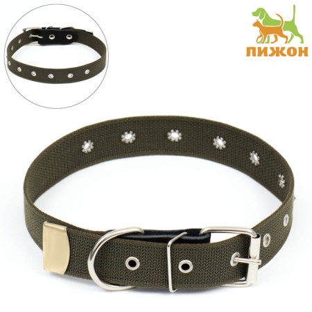 Collar of tarpaulin dimensionless single-layer, 72 x 3.5 cm, Osh 45-60 cm, khaki