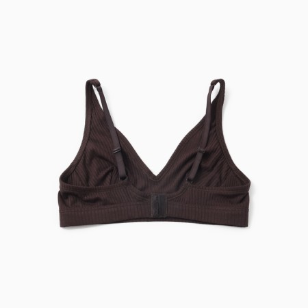 Women's bra, chocolate-brown color, size 75a-3