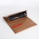 Women's wallet on a magnet, brown color