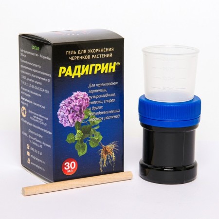 Stuffer for fruit and decorative shrubs "Radigrin", blue, 30 ml