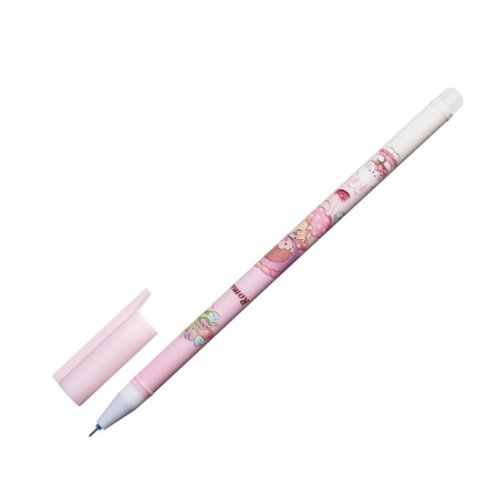 Gel handle with erased ink Calligrata, 0.38mm, blue rod, body with "anime", mix-1