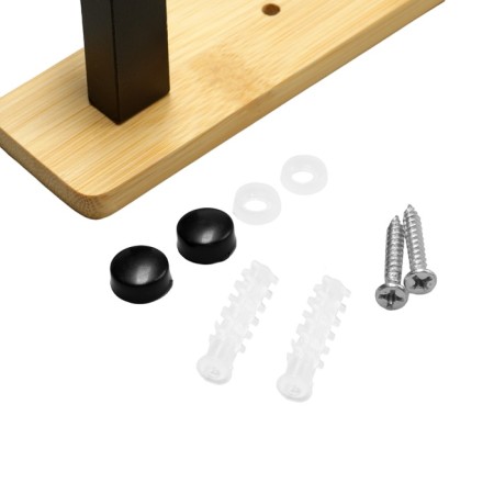 Hangers with five hooks Cappio VC105, black color-3