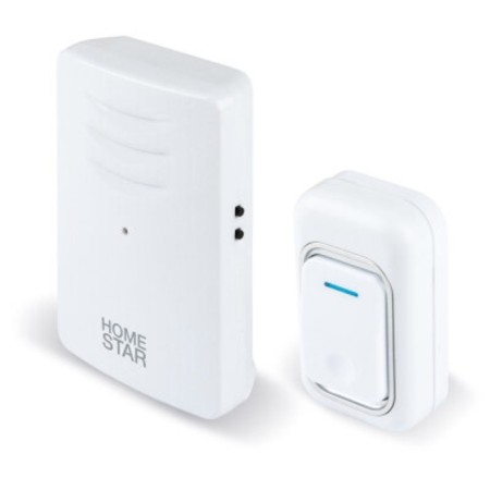 Homestar HS-0118 call, wireless, 8.6 MW, 38 melodies, 80-90db, r = 100m, white