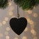 Decorative suspension with backlight "Heart", 8 × 8 cm