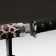 Souvenir weapon "Katana on the stand", brown scabbard near Leopard, 89cm