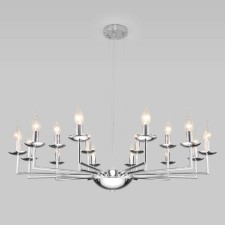 Классическая подвесная люстра Cariso, 60Вт, E14, 90x90x120 см