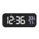 Clock - Electronic desk alarm clock: calendar, thermometer, hygrometer, 16.8 x 6.6 cm