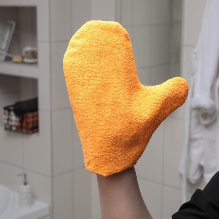 Mittens for harvesting a share, 19 × 26 cm, 15 g, bilateral, economy, microfiber