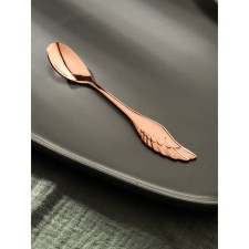 A spoon of a teaspoon of stainless steel Magistro Wings, length 14 cm, bronze color