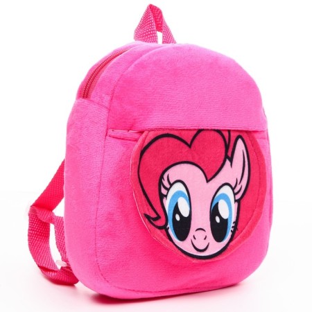 Blue backpack on a zipper, with a pocket, 19 x 22 cm "Pink Pai", My Little Pony-4