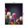 The tablecloth "Spring tulips", rectangular, Saten, size 120x145 cm