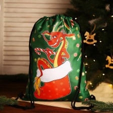 New Year's bag on the lace, the color is green