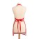 Apron "Ethel: New Year's fairy tale", 65 × 60 cm, 100 % cotton, sarzha, 190 g/m²