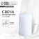 Interior candle "column", white, 10 x 6 cm