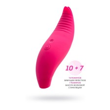 Multifunctional Jos Blossy clitoris stimulator, pink color, 13.5 cm
