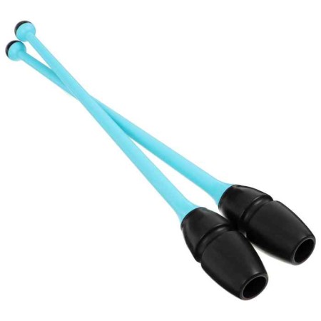 Bulas for rhythmic gymnastics inserted Grace Dance, 46 cm, blue/black color-2
