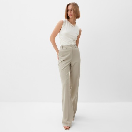 Women's pants Minaku: classic color gray, rr 46-2
