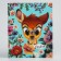 Notebook 48 sheets in a cage, Disney cardboard cover "Bambi"