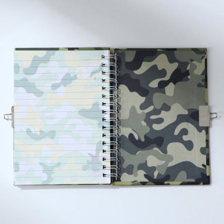 Notepad on the lock A6, 50 sheets in the solid cover "February 23"-5