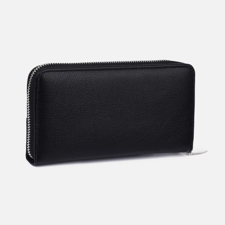 Women's wallet with lightning, black color-1
