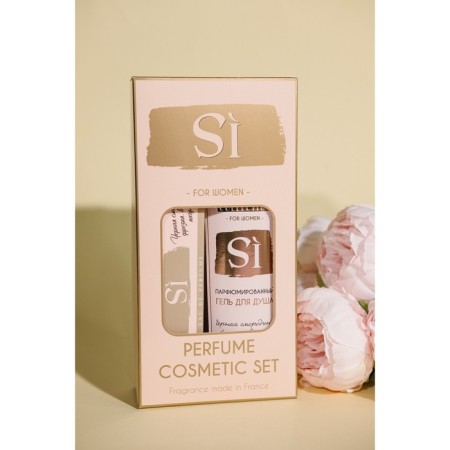 Gift set women SI, shower gel 250 ml, perfumery water 30 ml-6