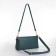 Bag Women's Cross-Bodi with a zipper, green color