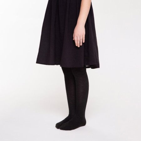 Pantyhose children, black color, height 140-146-3
