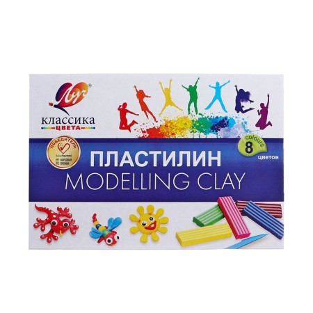 Plasticine 8 colors 160 g "Classic"