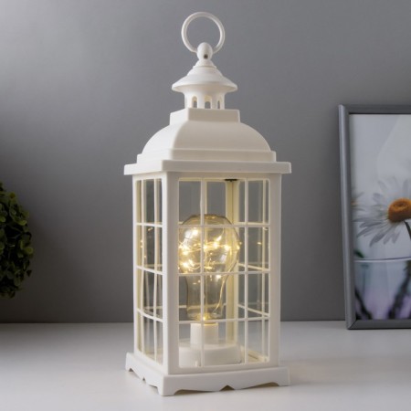 The nightlight "Light and fireflies" is white from batteries 35x13.5x13.5cm Risalux-1