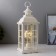 The nightlight "Light and fireflies" is white from batteries 35x13.5x13.5cm Risalux