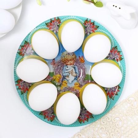Angel egg stand, 8 eggs-3