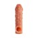 Kokos nozzle is realistic with additional stimulation, TPE, bodily, 15.6 cm