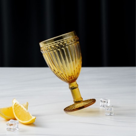 Bosphorus glass glass, 250 ml, 8.5 × 16.5, yellow color-8