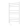 Electric towel Laris Astor ChK9, 350x700 mm, 9 crossbars, left, white