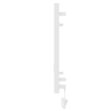 Towel Electric Laris Hephaestus Cheka, 500x800 mm, 7 crossbars, right, white-4