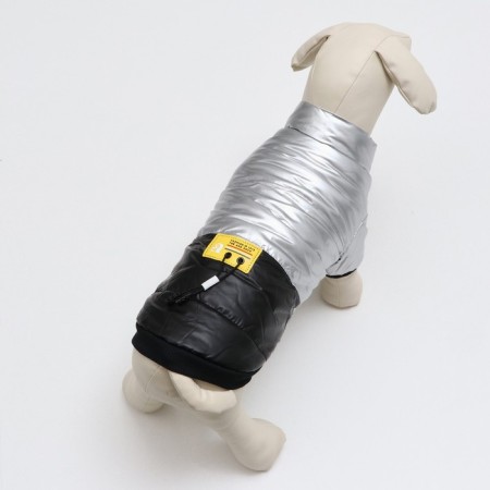 Cosmonaut dog jacket, size 10, black-gold (DS 25, Osh 30, OG 38 cm) 9078285-2