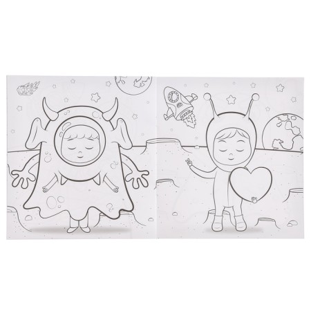 Coloring "Funny Aliens", + 12 stickers-5