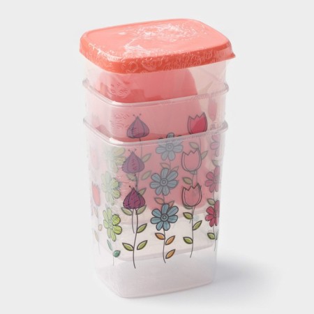 A set of cans for bulk dilapers "Klumpom", 250 ml, 3 pcs, color mix-4