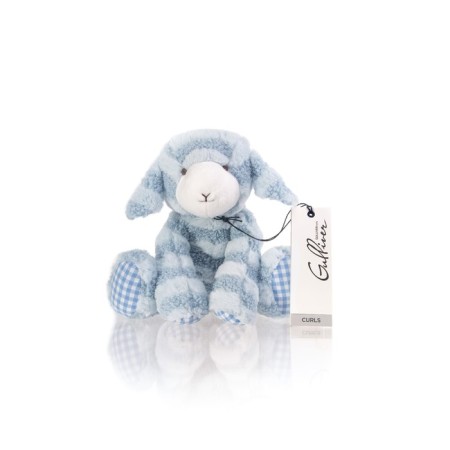 Soft toy Gulliver lambs curly, Blue color, 22 cm-1