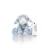 Soft toy Gulliver lambs curly, Blue color, 22 cm