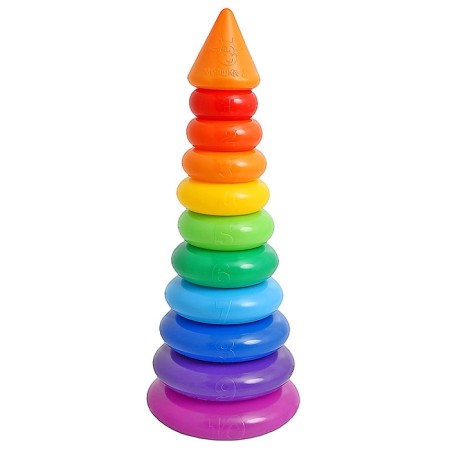 Pyramid, 10 rings with a cone-3