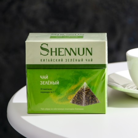 Green tea, Chinese, medium -sized "Shennun" 2 g * 20 pcs.-1
