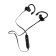 Sports headphones RT558, wireless, vacuum, WT 4.2, microphone, 80 mAh, black
