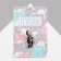 Brooch "cat" grace, black and white color in gold