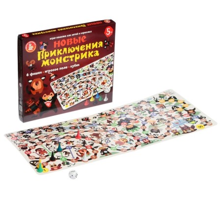 Board game "New Monster's Adventures"