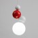 Luigi lamp LED 7W 3000-6000K white-red 12x29-129 cm