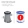 Basin of the inflatable FAST SET, 366 x 76 cm, filter pump, from 6 years old, 57274 Bestway