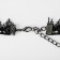 Choker "mistress" elongated beads, black color, l = 31 cm